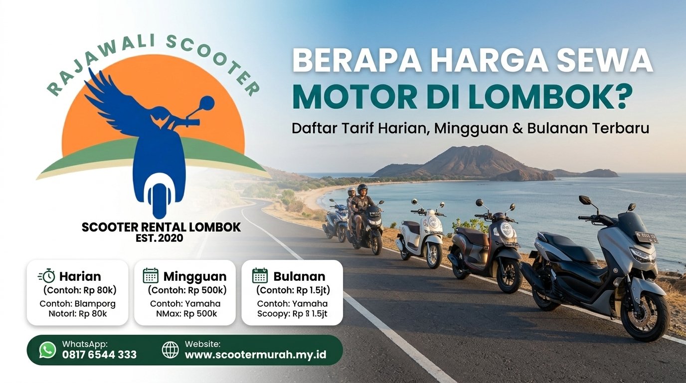 Berapa Harga Sewa Motor di Lombok?